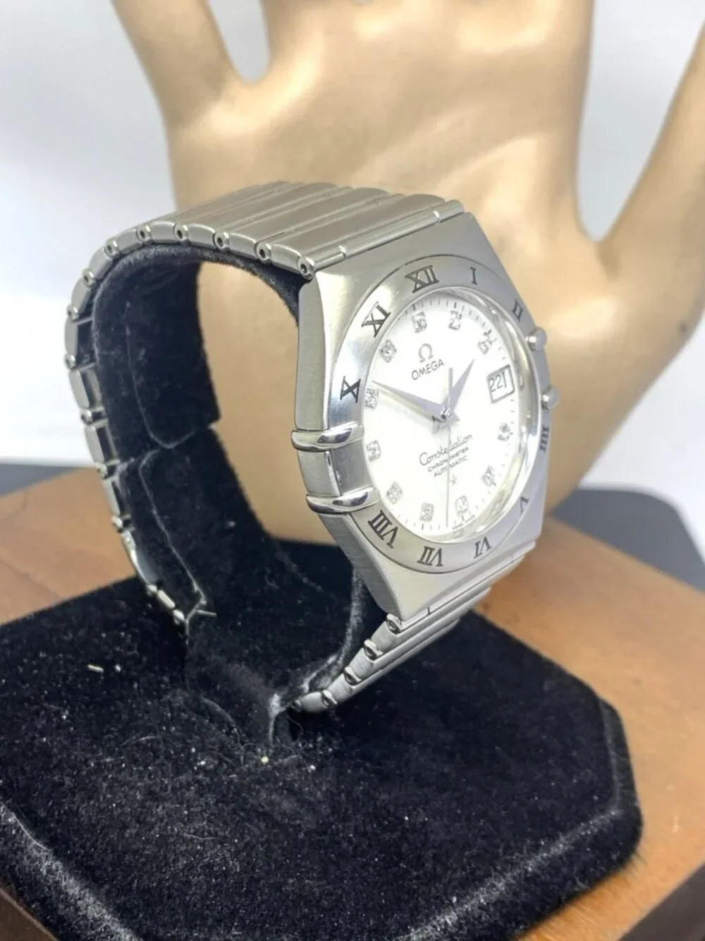 Omega Constellation Watch 50 Years Anniversary Diamond Swiss Automatic 35.5mm